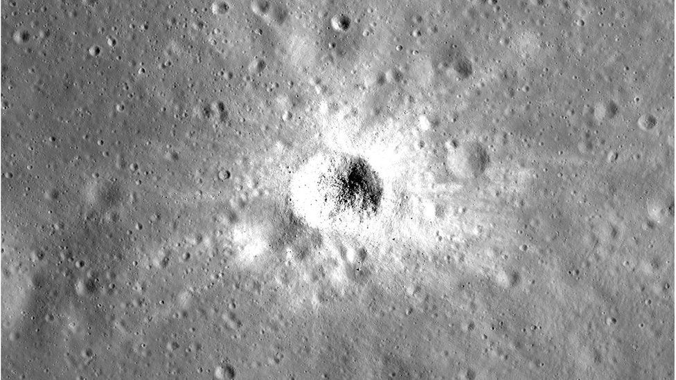 Stricken Japanese Moon mission landed on its nose